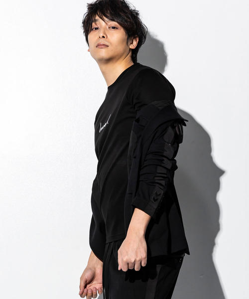 MML hummel ブラック ジャケットM 極美品 hummel ヒュンメル トラックジャケット ジャージ
