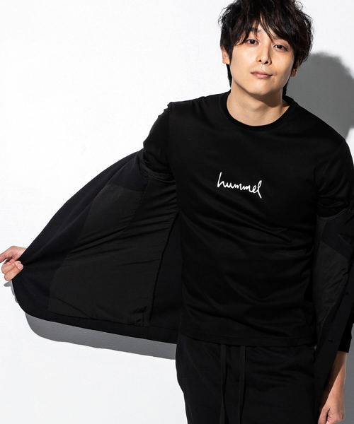 hummel(ヒュンメル)の「hummel(ヒュンメル)ラインジャケット(テーラードジャケット・メンズ・ブラック/グレー・SMALL/MEDIUM/LARGE)」の8枚目の写真