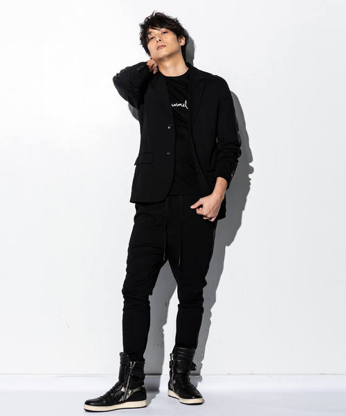 hummel(ヒュンメル)の「hummel(ヒュンメル)ラインジャケット(テーラードジャケット・メンズ・ブラック/グレー・SMALL/MEDIUM/LARGE)」の11枚目の写真