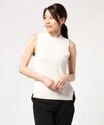 畔編みノースリーブプルオーバー