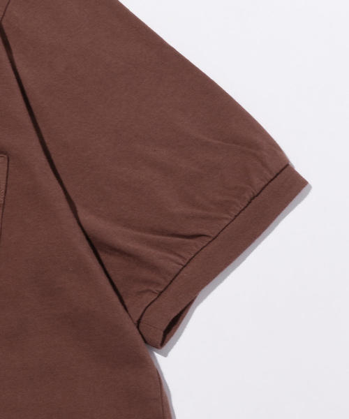 MHL.(エムエイチエル)の「<MHL.> 1POC LOGO TEE/Tシャツ(Tシャツ/カットソー・メンズ・ブラウン/ネイビー/オフホワイト・LARGE/MEDIUM/SMALL/X-LARGE)」の7枚目の写真