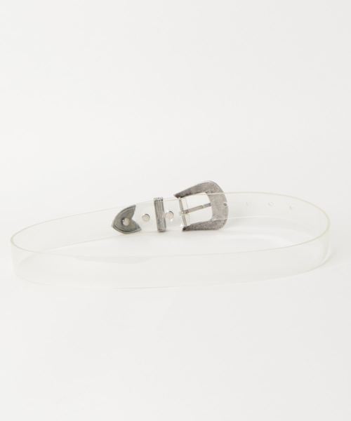 Aunt Marie's(アントマリーズ)の「AUNT MARIE'S クリアバックルベルト(ベルト・レディース・クリア・FREE)」の2枚目の写真