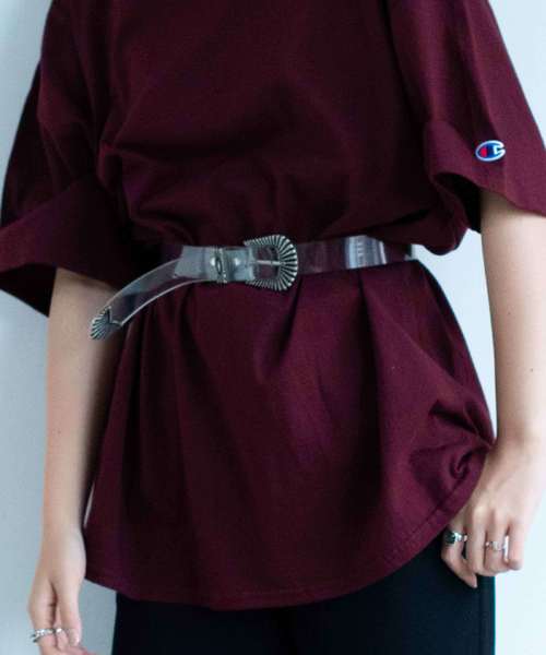 Aunt Marie's(アントマリーズ)の「AUNT MARIE'S クリアバックルベルト(ベルト・レディース・クリア・FREE)」の1枚目の写真