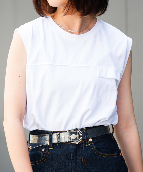 Aunt Marie's(アントマリーズ)の「AUNT MARIE'S クリアバックルベルト(ベルト・レディース・クリア・FREE)」の3枚目の写真