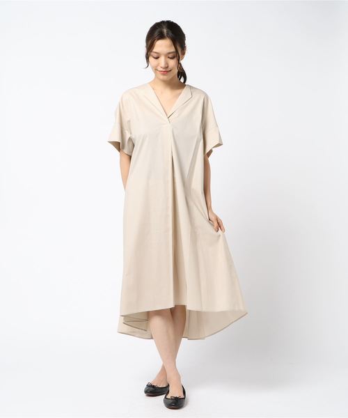 セール ハンソデスキッパーシャツワンピース ワンピース Allureville アルアバイル のファッション通販 Zozotown