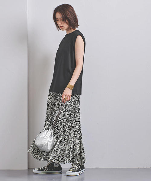UNITED ARROWS(ユナイテッドアローズ)の「UWSC LY/C ノースリーブ カットソー◆(Tシャツ/カットソー・レディース・ホワイト/ブラック・FREE)」の13枚目の写真