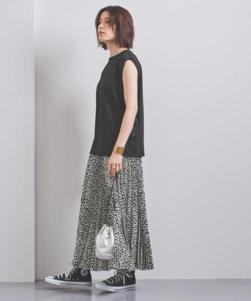 UNITED ARROWS(ユナイテッドアローズ)の「UWSC LY/C ノースリーブ カットソー◆(Tシャツ/カットソー・レディース・ホワイト/ブラック・FREE)」の14枚目の写真