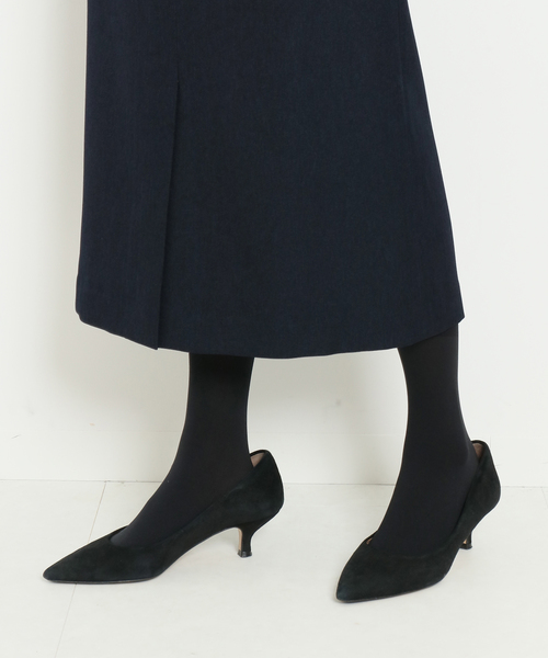 SLOBE IENA（スローブイエナ）の「サイドポケットスカート（スカート・レディース・イエロー/グリーン/ネイビー・マルチサイズ）」の14枚目の写真