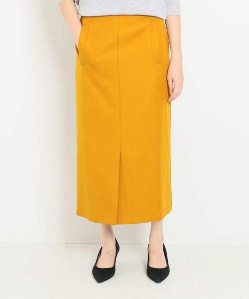 SLOBE IENA（スローブイエナ）の「サイドポケットスカート（スカート・レディース・イエロー/グリーン/ネイビー・マルチサイズ）」の18枚目の写真