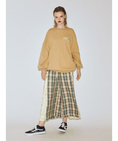 jouetie（ジュエティ）の「サイドプリーツワイドパンツ（その他パンツ・レディース・ブラック/レッド/ブルー/ベージュ・MEDIUM）」の7枚目の写真