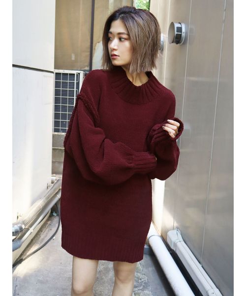 買い手 北へ ウェイド Emoda ニット ワンピ Elgoldebogarde Com