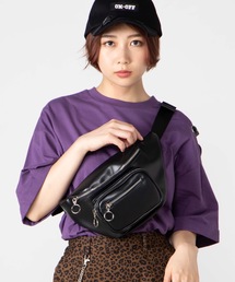 WEGO | WEGO/リングジップフェイクレザーウエストバッグ(ボディバッグ/ウエストポーチ)