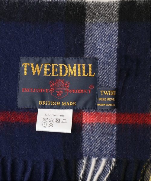 ★新品タグ付き★☆SLOBE IENA☆TWEEDMILLチェック柄ストール セール】TWEEDMILL TARTAN チェックストール◇（ストール/ショール