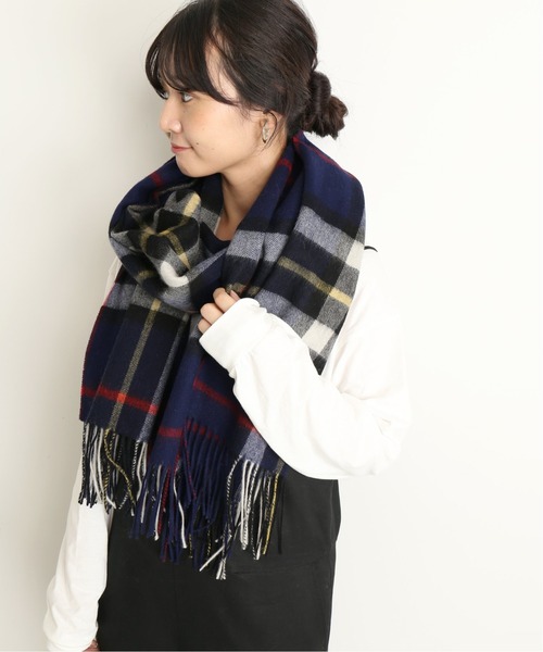 ★新品タグ付き★☆SLOBE IENA☆TWEEDMILLチェック柄ストール ☆新品タグ付きSLOBE IENA☆TWEEDMILLチェック柄ストール セール