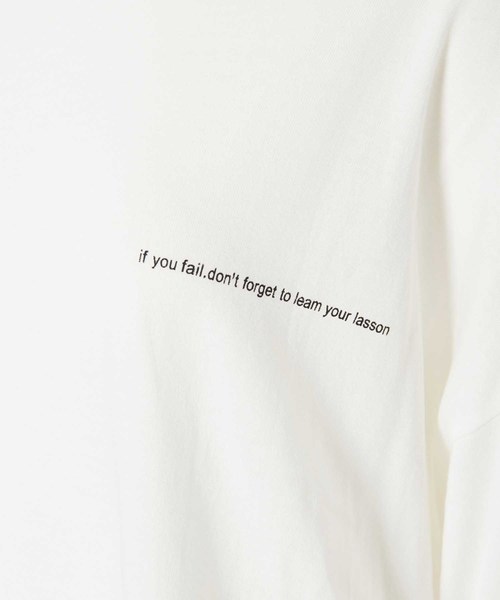 fifth（フィフス）の「サイドロゴロンT（Tシャツ/カットソー・レディース・ホワイト/ブラウン・MEDIUM）」の8枚目の写真