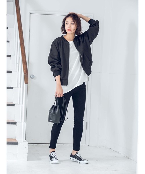 fifth（フィフス）の「サイドロゴロンT（Tシャツ/カットソー・レディース・ホワイト/ブラウン・MEDIUM）」の13枚目の写真