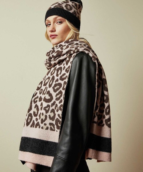 Ted Baker(テッドベーカー)の「NIKITAA レオパード柄マフラー(ストール/スヌード)」|ピンク系その他4