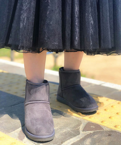 Sugar Sugar シュガーシュガー ふわもこショートムートンブーツ