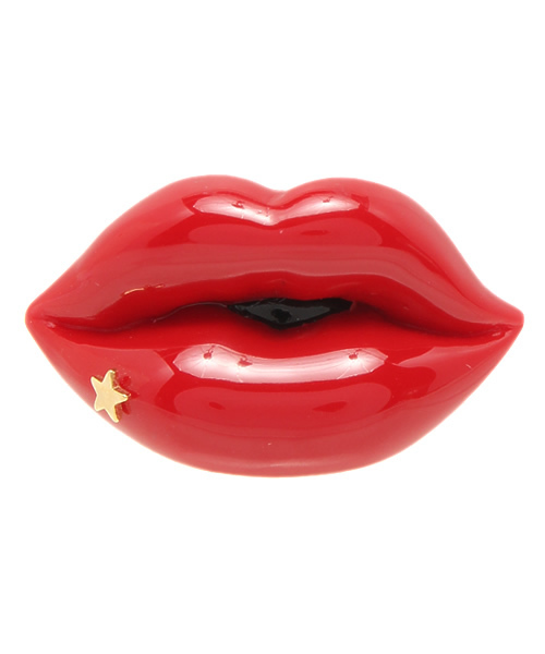 Ray BEAMS(レイビームス)の「【sweet 11月号 掲載】THROW A KISS / LIP スター リング(リング・レディース・レッド・13号)」の1枚目の写真