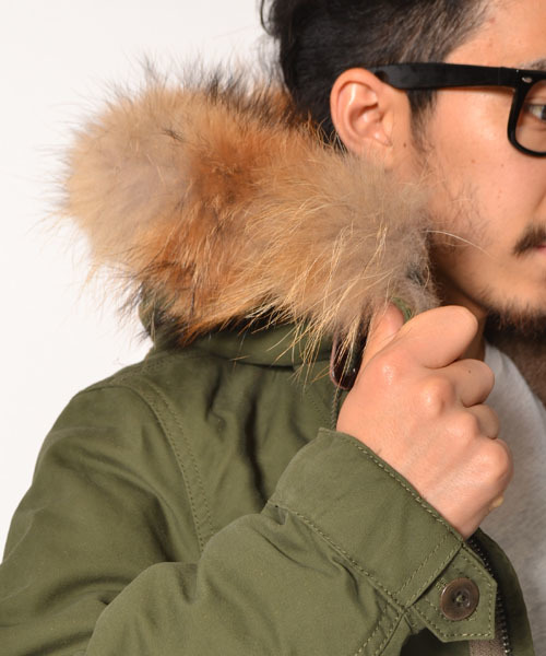 AMERICAN RAG CIE（アメリカンラグシー）の「AMERICAN RAG CIE モッズコート / 114-AFN-M142-CO023（モッズコート・メンズ・オリーブ/ネイビー/チャコールグレー/グリーン系その他/ブルー系その他・2/1/3）」の12枚目の写真