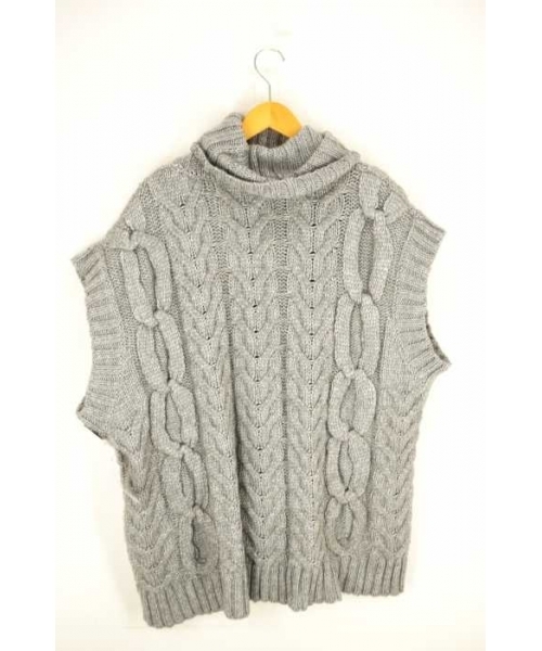 ブランド古着 タートルネックケーブルニットベスト ニット セーター Zara ザラ のファッション通販 Zozoused
