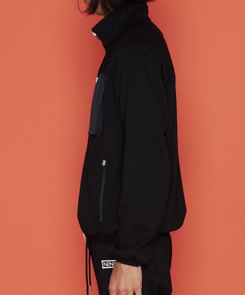 NUMBER (N)INE(ナンバーナイン)の「ZIP UP SWEATSHIRT(ブルゾン・メンズ・ブラック/グレー・2/4/3)」の4枚目の写真
