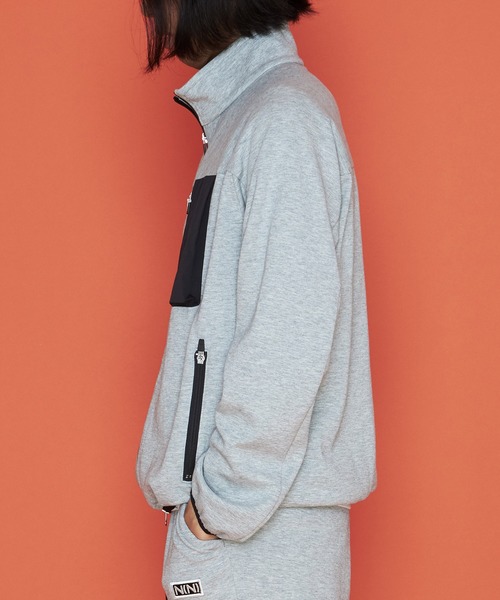 NUMBER (N)INE(ナンバーナイン)の「ZIP UP SWEATSHIRT(ブルゾン・メンズ・ブラック/グレー・2/4/3)」の3枚目の写真