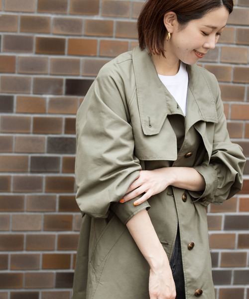 URBAN RESEARCH Sonny Label(�A�[�o�����T�[�`�T�j�[���[�x��)�̃X�^���h�l�b�N�g�����`�R�[�g(�g�����`�R�[�g)