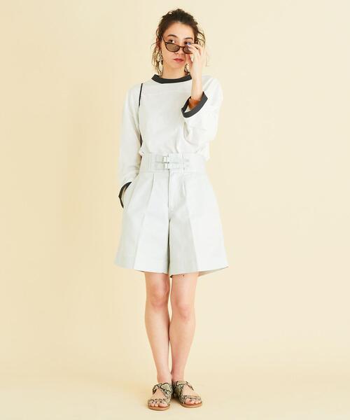 Dickies（ディッキーズ）の「【別注】＜PHEENY×Dickies×BY＞∴グルカショーツо（その他パンツ・レディース・ライトグレー/オリーブ/ベージュ・M/S）」の6枚目の写真