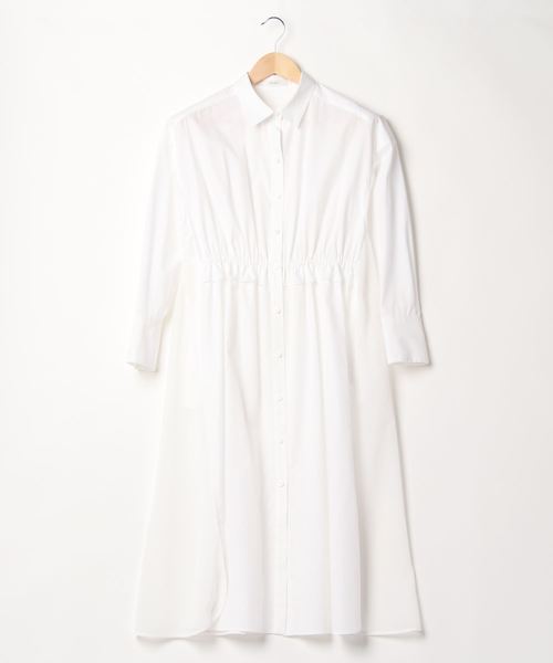 セール コットン 楊柳シャツ ワンピース シャツワンピース Anayi アナイ のファッション通販 Zozotown