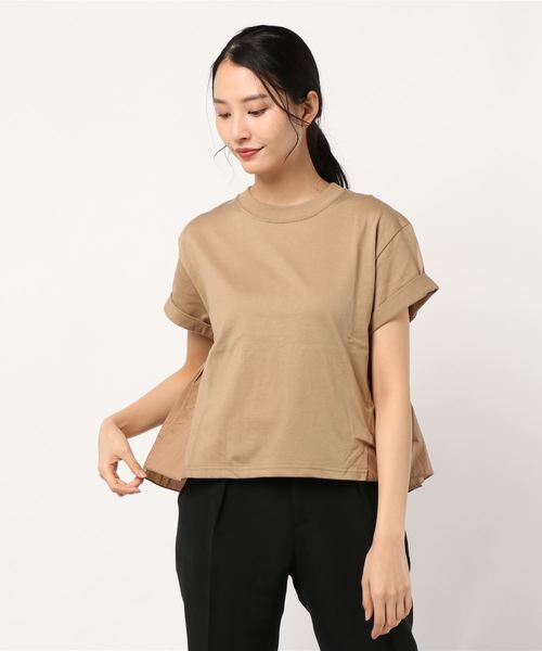 STUDIOUS - CLANE クラネ BACK FRILL TEE 2 CLANE（クラネ）の「BACK FRILL T-SHIRT（Tシャツ/カットソー