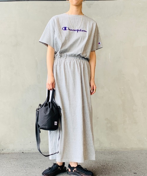 Champion チャンピオン マキシワンピース ワンピース Champion チャンピオン のファッション通販 Zozotown