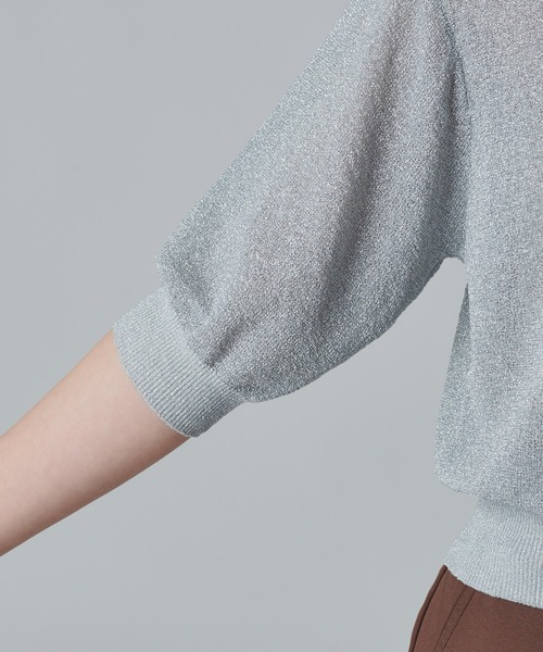 mystic（ミスティック）の「シアーラメニット（Tシャツ/カットソー・レディース・ブラック/ブルー/オレンジ/シルバー・FREE）」の7枚目の写真