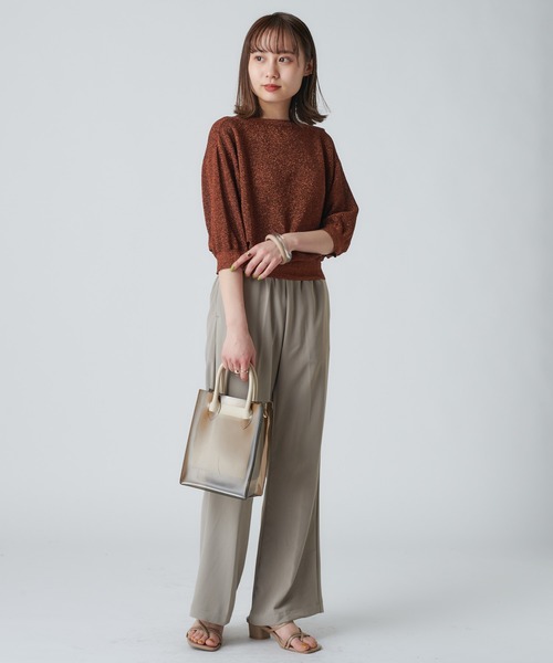 mystic（ミスティック）の「シアーラメニット（Tシャツ/カットソー・レディース・ブラック/ブルー/オレンジ/シルバー・FREE）」の16枚目の写真