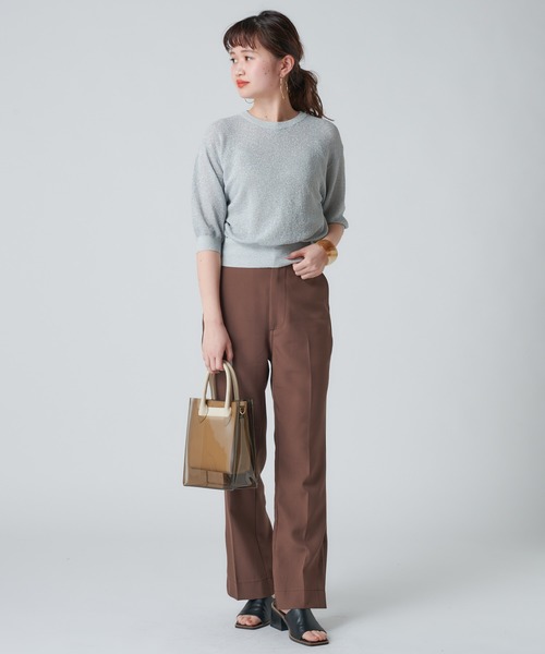 mystic（ミスティック）の「シアーラメニット（Tシャツ/カットソー・レディース・ブラック/ブルー/オレンジ/シルバー・FREE）」の18枚目の写真