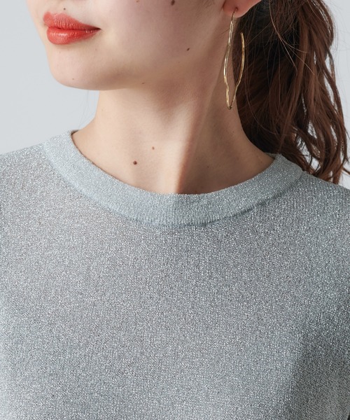 mystic（ミスティック）の「シアーラメニット（Tシャツ/カットソー・レディース・ブラック/ブルー/オレンジ/シルバー・FREE）」の22枚目の写真