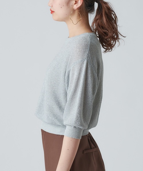 mystic（ミスティック）の「シアーラメニット（Tシャツ/カットソー・レディース・ブラック/ブルー/オレンジ/シルバー・FREE）」の20枚目の写真