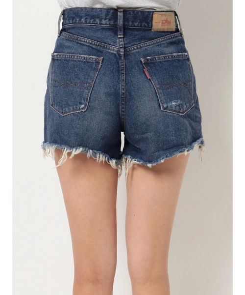 Ungrid（アングリッド）の「ダメージデニムショートパンツ（デニムパンツ・レディース・インディゴブルー・SMALL/MEDIUM）」の6枚目の写真