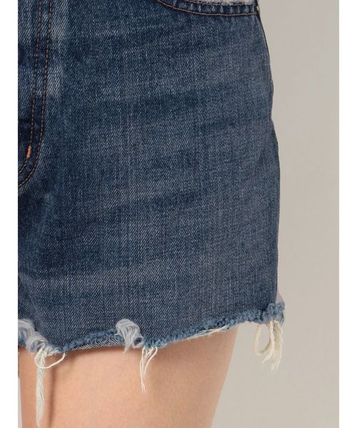Ungrid（アングリッド）の「ダメージデニムショートパンツ（デニムパンツ・レディース・インディゴブルー・SMALL/MEDIUM）」の7枚目の写真