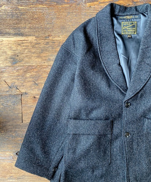 EGO TRIPPING(エゴトリッピング)の「mj7242-ROBE COAT Tweedriver(その他アウター・メンズ・ブラック・46/48)」の2枚目の写真