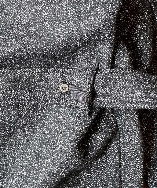 EGO TRIPPING(エゴトリッピング)の「mj7242-ROBE COAT Tweedriver(その他アウター・メンズ・ブラック・46/48)」の7枚目の写真