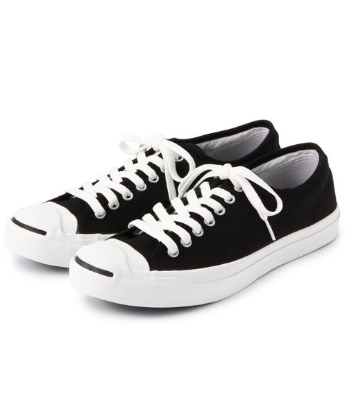 CONVERSE（コンバース）の「★[コンバース] CONVERSE JACK PURCELL ◆（スニーカー・メンズ・ホワイト/ブラック・25.5cm/26cm/26.5cm/27cm/27.5cm/28cm）」の2枚目の写真