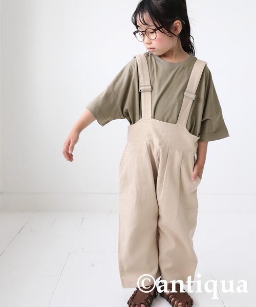 antiqua（アンティカ）の「いつだって頼りになる。ビッグT（Tシャツ/カットソー・キッズ・ナチュラル/カーキ/グレー系その他・4/5/3）」の5枚目の写真