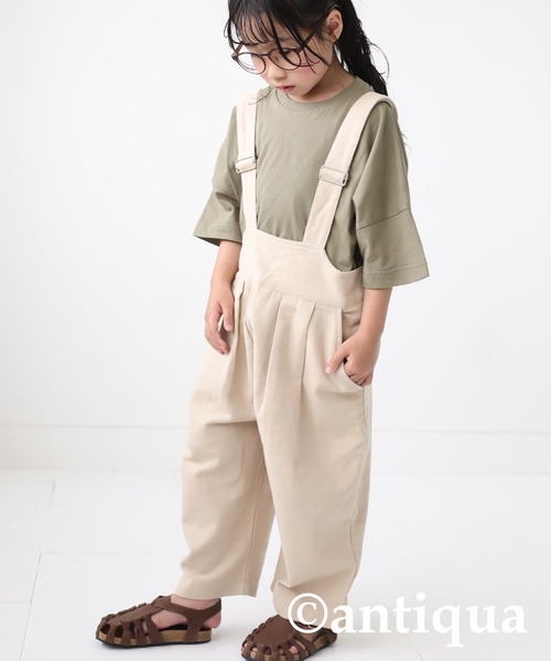 antiqua（アンティカ）の「いつだって頼りになる。ビッグT（Tシャツ/カットソー・キッズ・ナチュラル/カーキ/グレー系その他・4/5/3）」の7枚目の写真