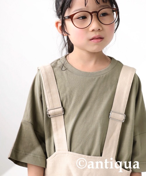 antiqua（アンティカ）の「いつだって頼りになる。ビッグT（Tシャツ/カットソー・キッズ・ナチュラル/カーキ/グレー系その他・4/5/3）」の6枚目の写真