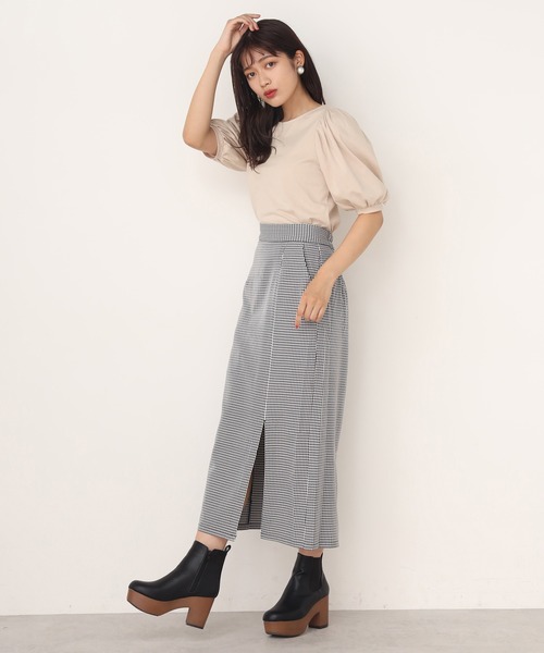 one after another NICE CLAUP(ワンアフターアナザーナイスクラップ)の「サイドゴア厚底ショートブーツ(ブーツ・レディース・ブラック/ダークブラウン・SMALL/MEDIUM/LARGE)」の19枚目の写真