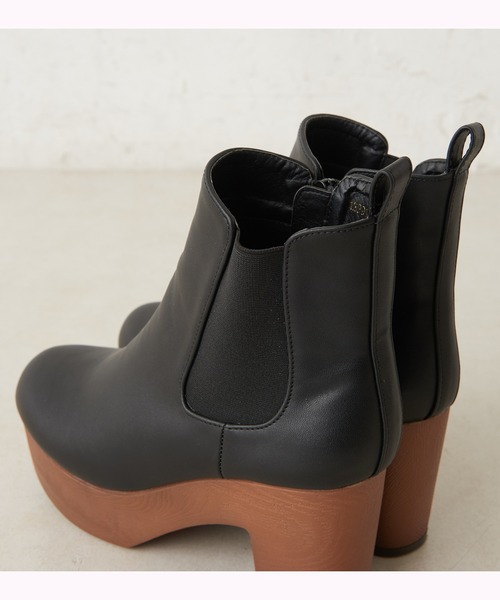 one after another NICE CLAUP/サイドゴアブーツ 黒 one after another NICE CLAUP（ワンアフターアナザーナイスクラップ