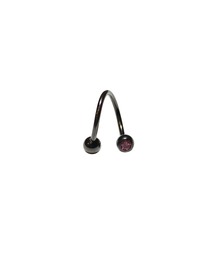 MORPH（モルフ）の「MORPH モルフ スワロフスキーボディピアスキャッチ 16ゲージ 4mm BLACK（ピアス（片耳用））」
