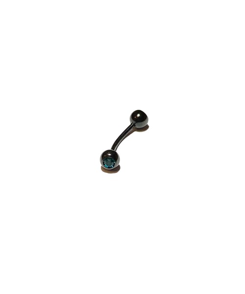 MORPH（モルフ）の「MORPH モルフ スワロフスキーボディピアスキャッチ 16ゲージ 4mm BLACK（ピアス（片耳用）・メンズ・ライトグリーン/ローズ/クリア/レッド/レインボー/ラベンダー/ブルー/スカイブルー/ブラック/ライトピンク/バイオレット/エメラルド・4）」の4枚目の写真