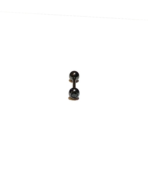 MORPH（モルフ）の「MORPH モルフ スワロフスキーボディピアスキャッチ 16ゲージ 4mm BLACK（ピアス（片耳用）・メンズ・ライトグリーン/ローズ/クリア/レッド/レインボー/ラベンダー/ブルー/スカイブルー/ブラック/ライトピンク/バイオレット/エメラルド・4）」の2枚目の写真